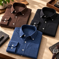 3 Pack Premium Solid Shirts for Men ( S4 )