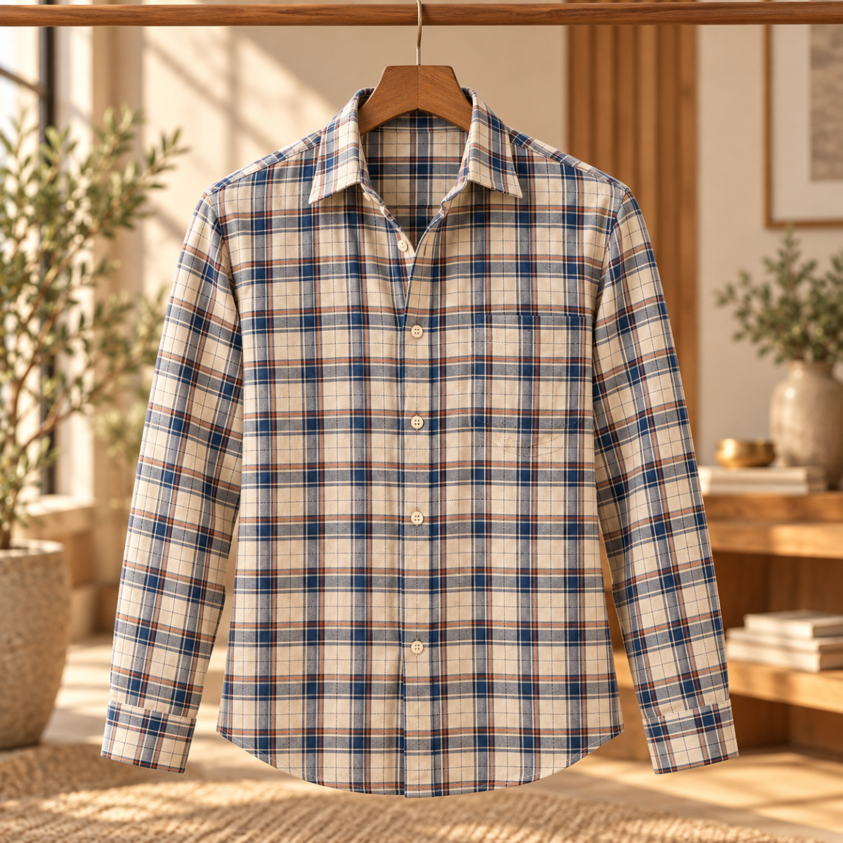 3 Pack Premium Checked Everyday Shirts for Men ( C3 )