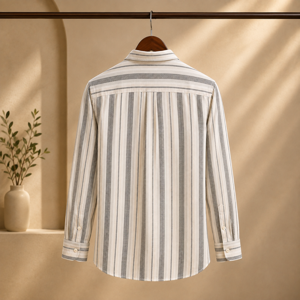 3 Pack Classic Fit Premium Striped Shirts for Men ( SS3 )