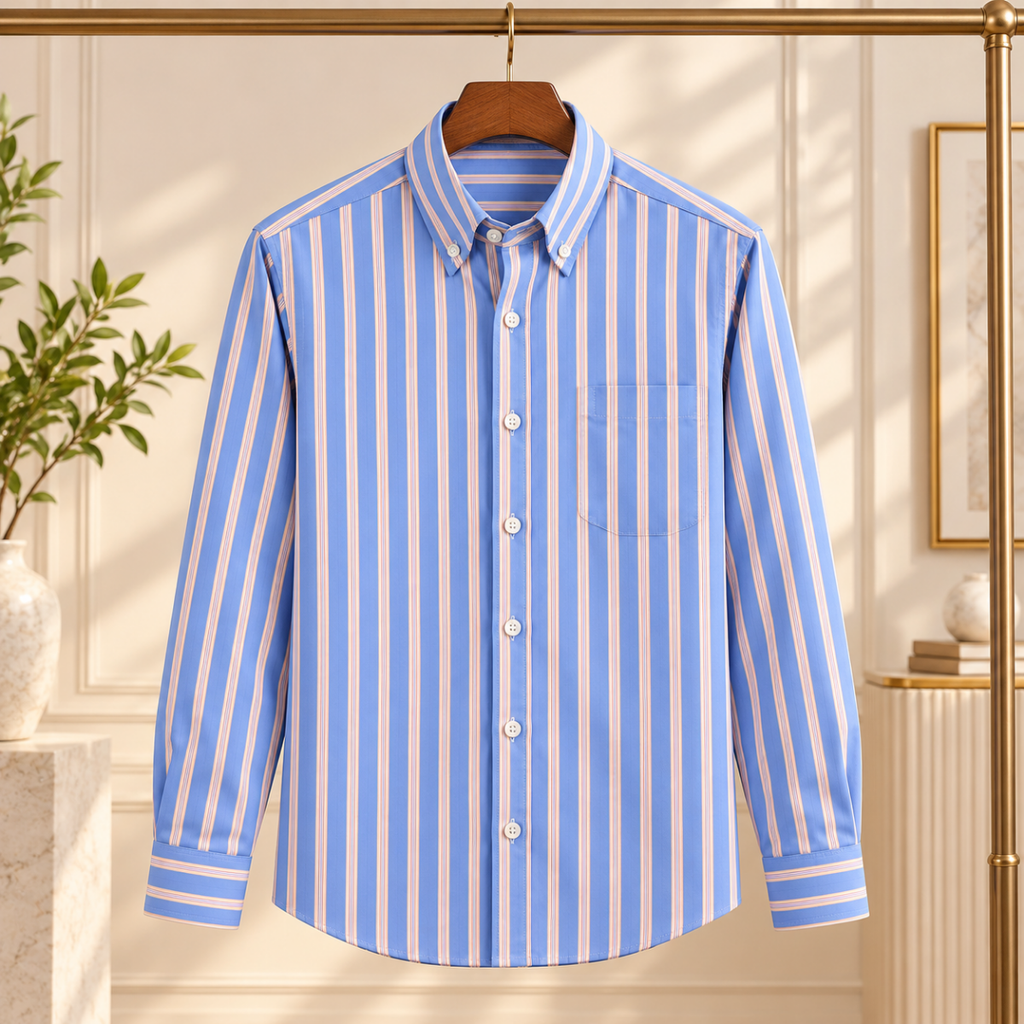 3 Pack Classic Fit Premium Striped Shirts for Men ( SS1 )
