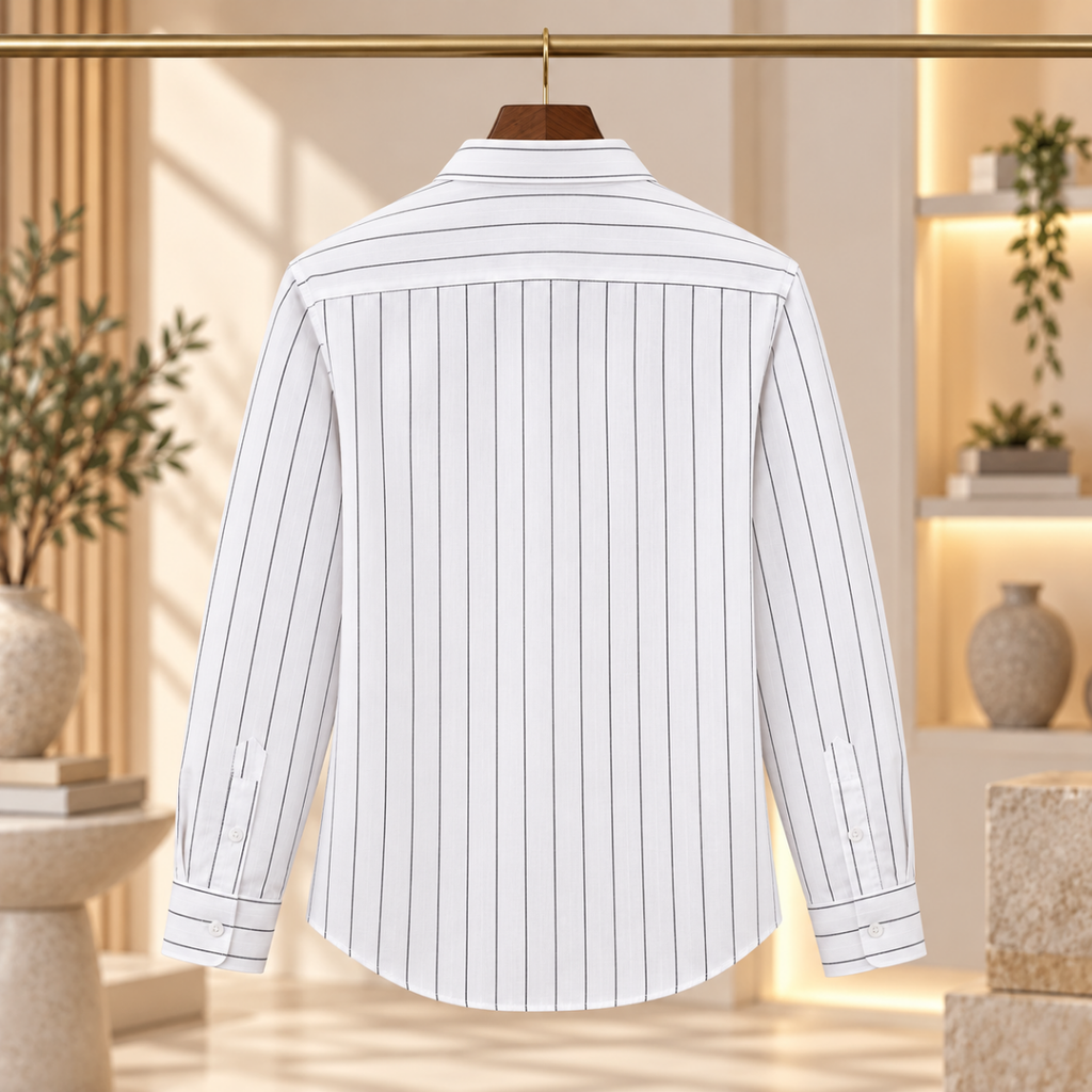 3 Pack Classic Fit Premium Striped Shirts for Men ( SS5 )