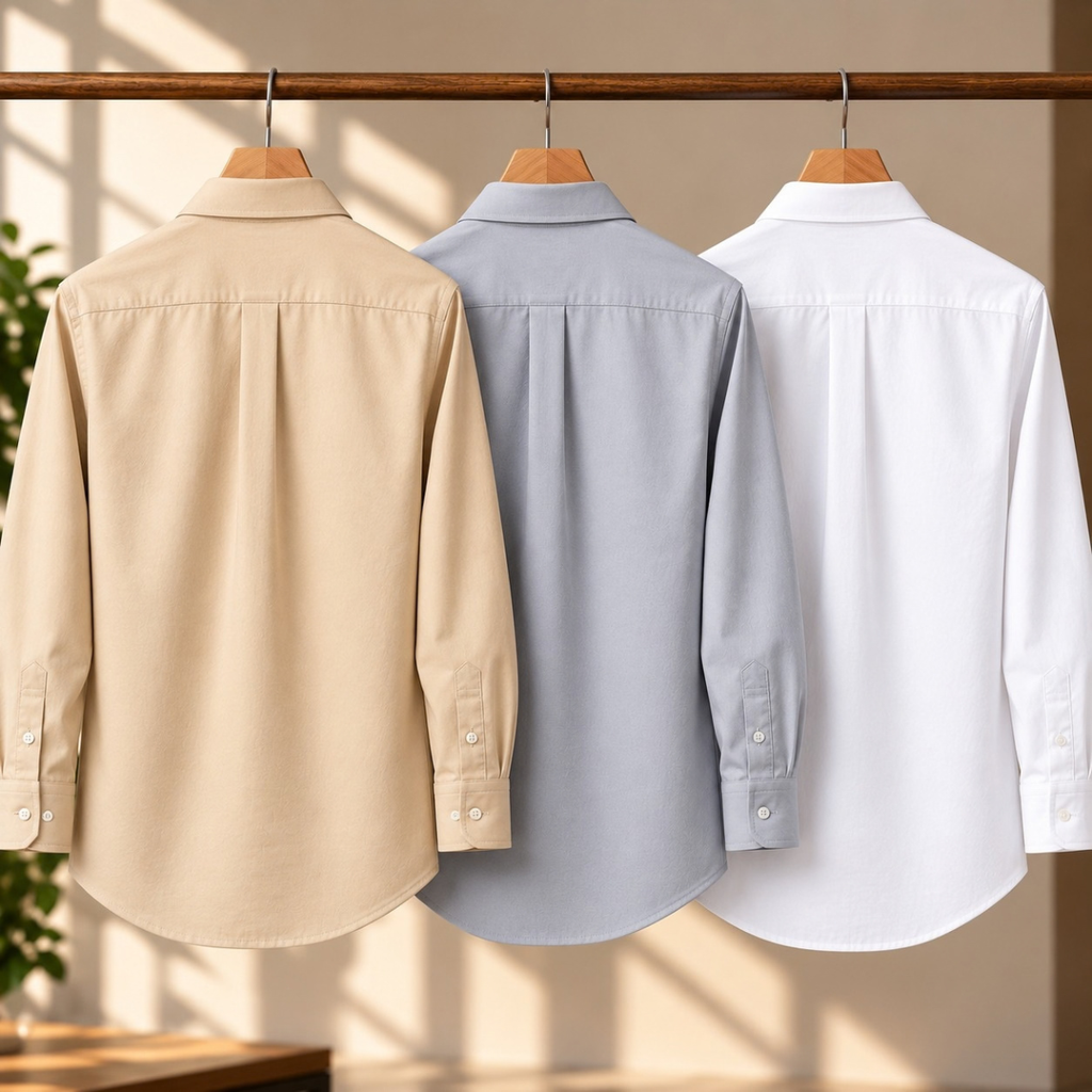 3 Pack Premium Solid Shirts for Men ( S1 )