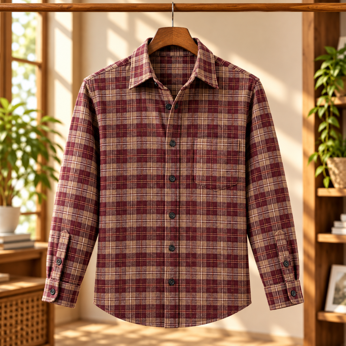 3 Pack Premium Checked Everyday Shirts for Men ( C7 )