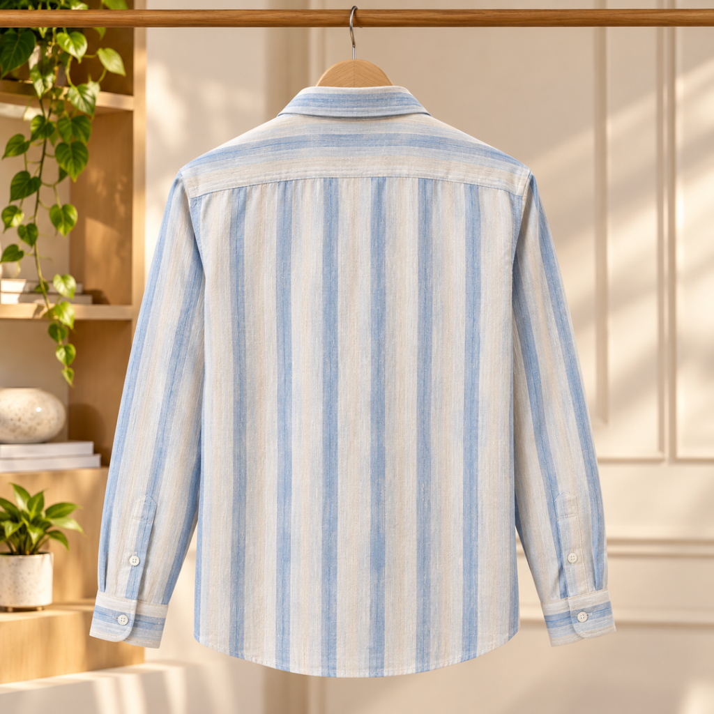 3 Pack Classic Fit Premium Striped Shirts for Men ( SS7 )