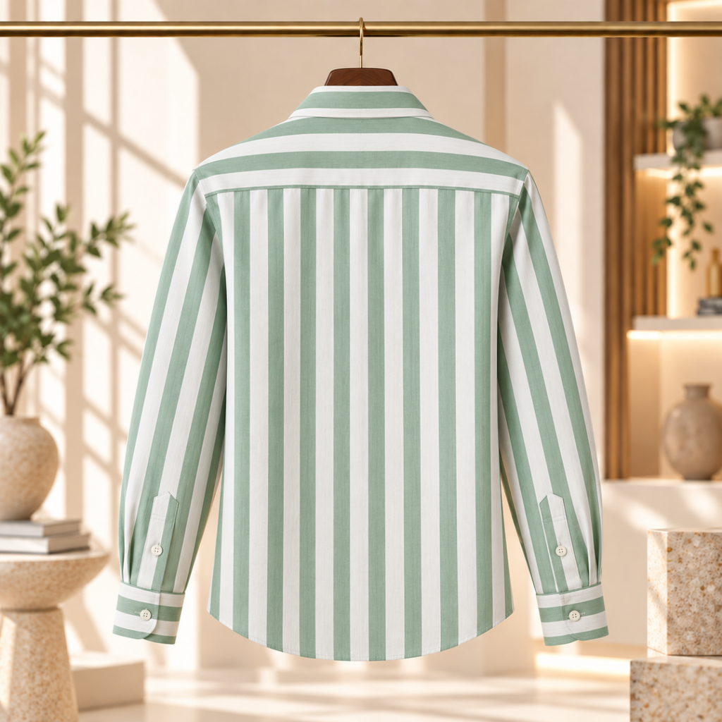 3 Pack Classic Fit Premium Striped Shirts for Men ( SS7 )