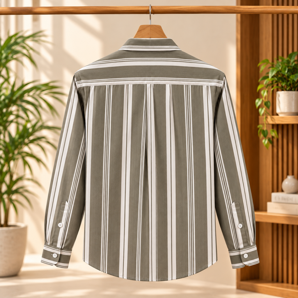 3 Pack Classic Fit Premium Striped Shirts for Men ( SS1 )