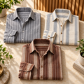 3 Pack Classic Fit Premium Striped Shirts for Men ( SS9 )