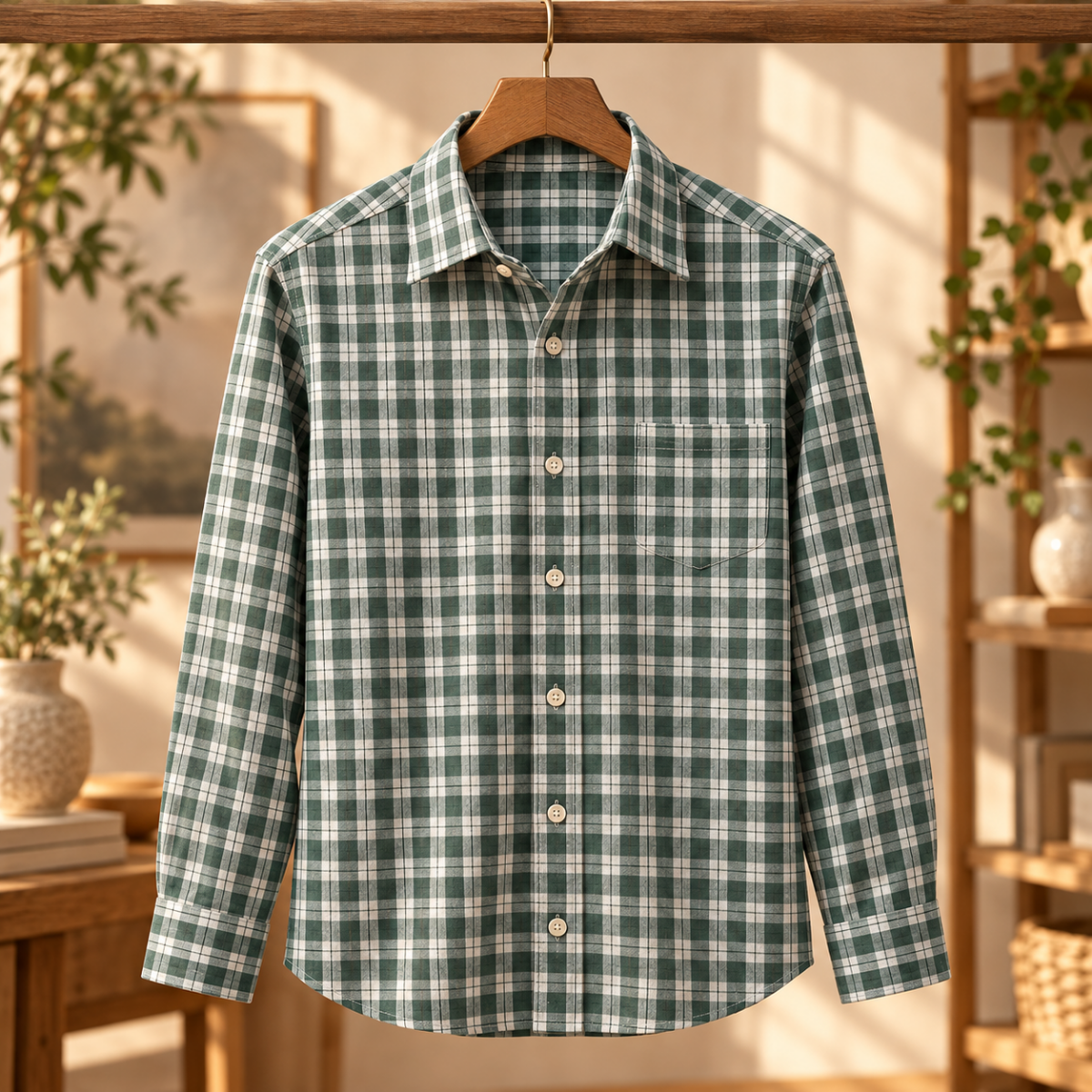 3 Pack Premium Checked Everyday Shirts for Men ( C9 )