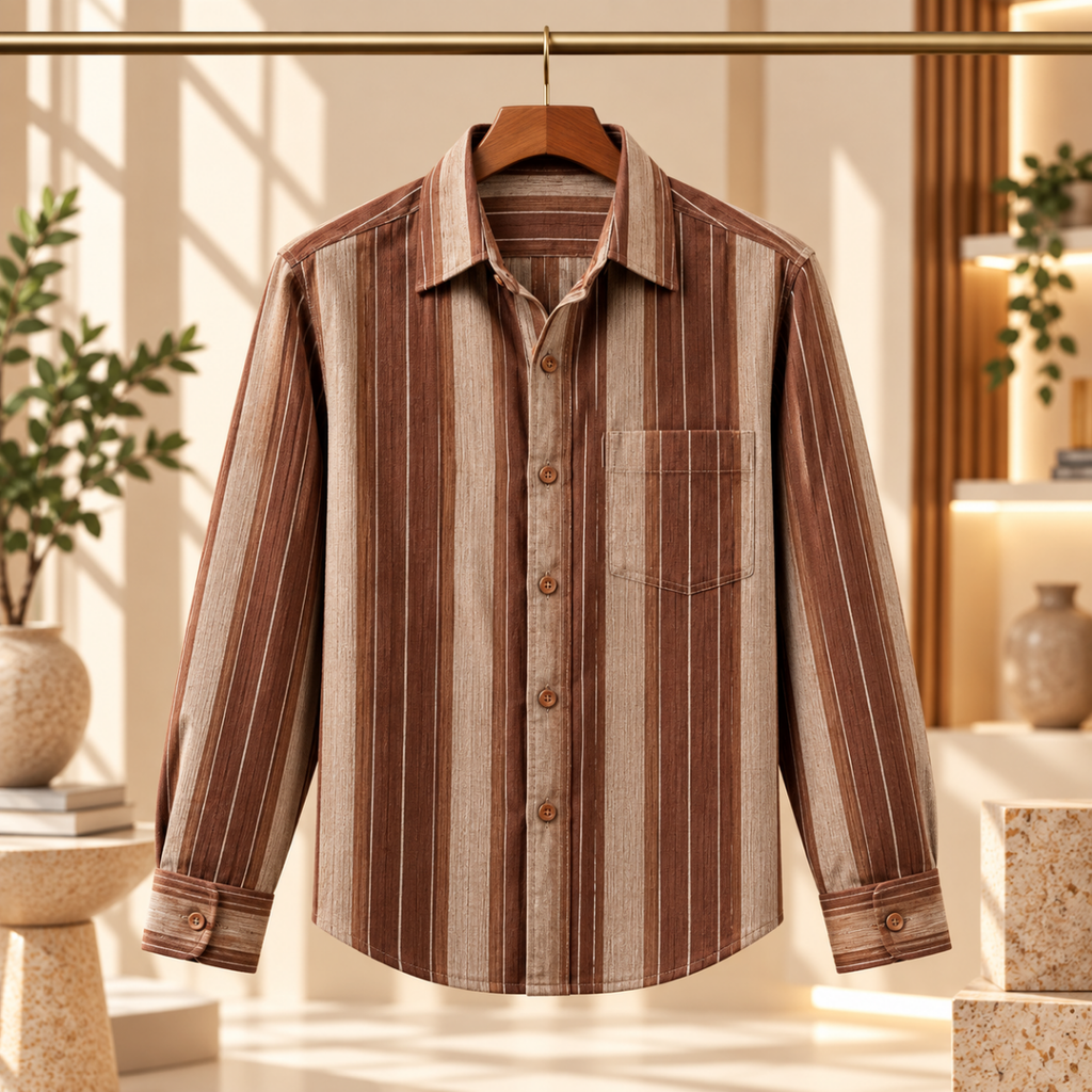 3 Pack Classic Fit Premium Striped Shirts for Men ( SS9 )