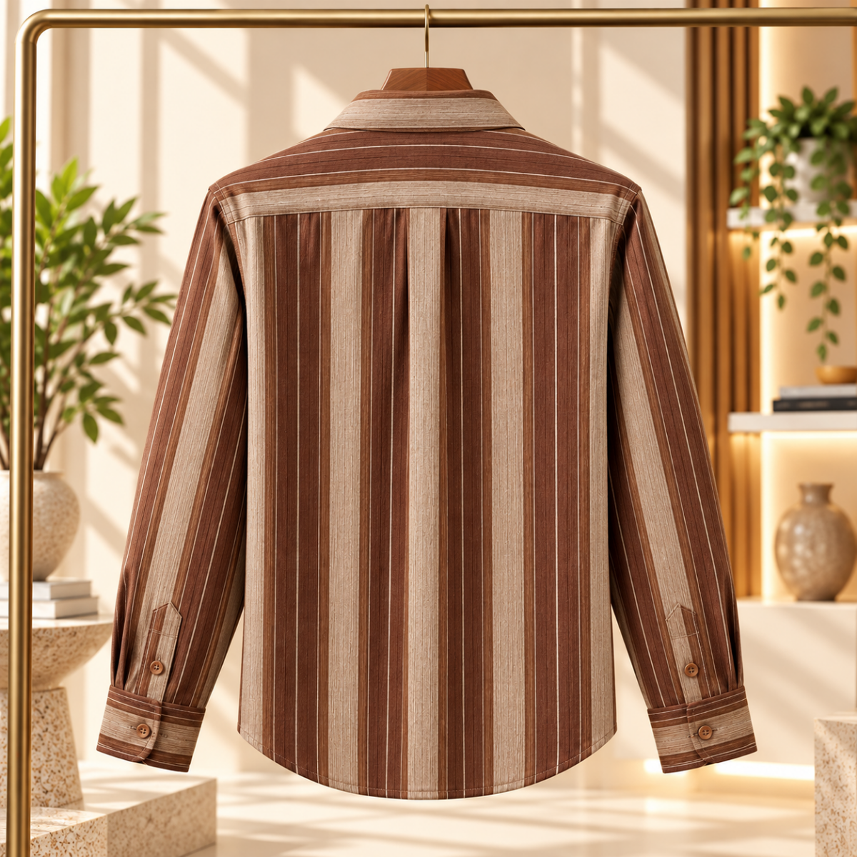 3 Pack Classic Fit Premium Striped Shirts for Men ( SS9 )