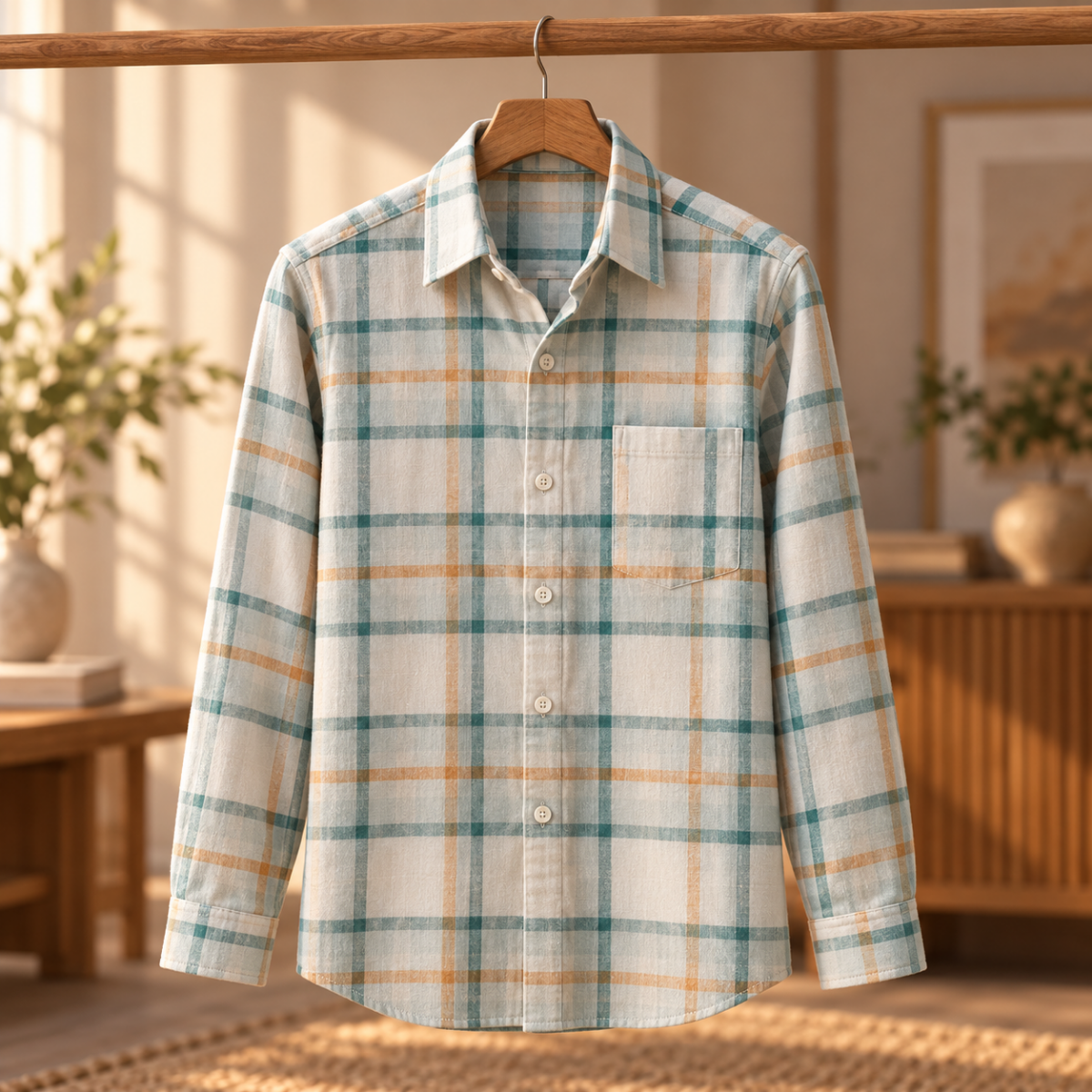 3 Pack Premium Checked Everyday Shirts for Men ( C10 )