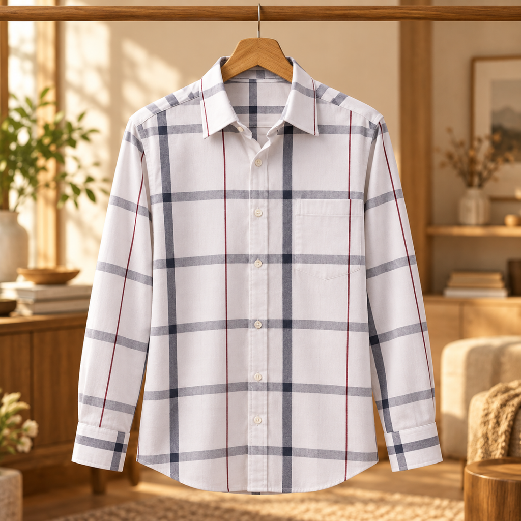 3 Pack Premium Checked Everyday Shirts for Men ( C10 )