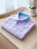 Men's Classic Business Button Short Sleeve Polo Shirt
