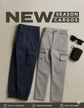 Men's Casual Cargo Pants Pack of 2