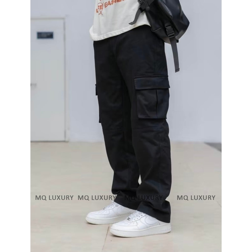 Men's Casual Cargo Pants Pack of 2