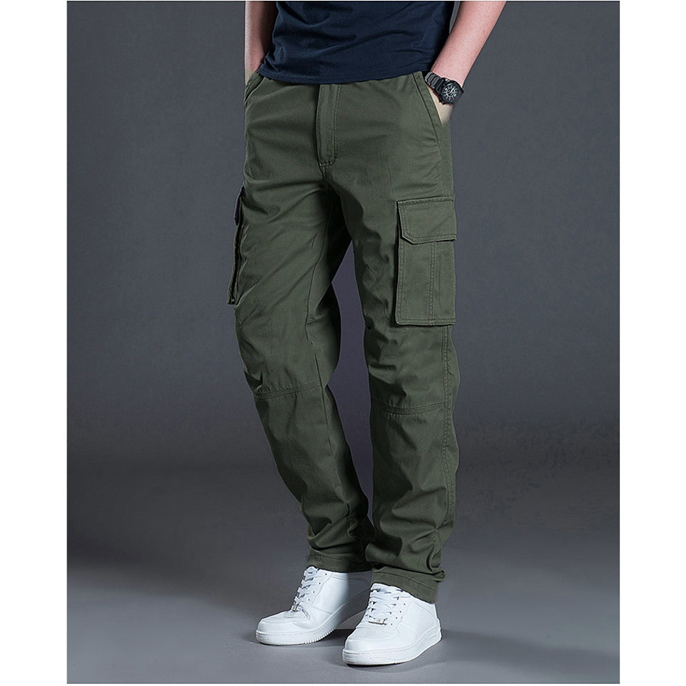 Men's Casual Cargo Pants Pack of 2
