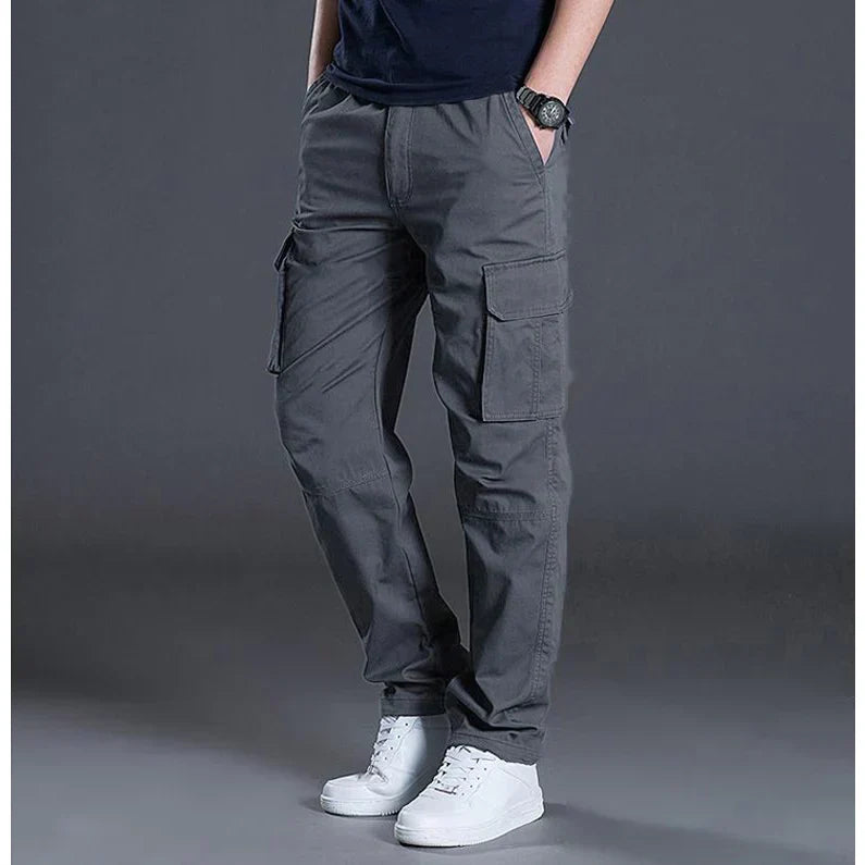 Men's Casual Cargo Pants Pack of 2
