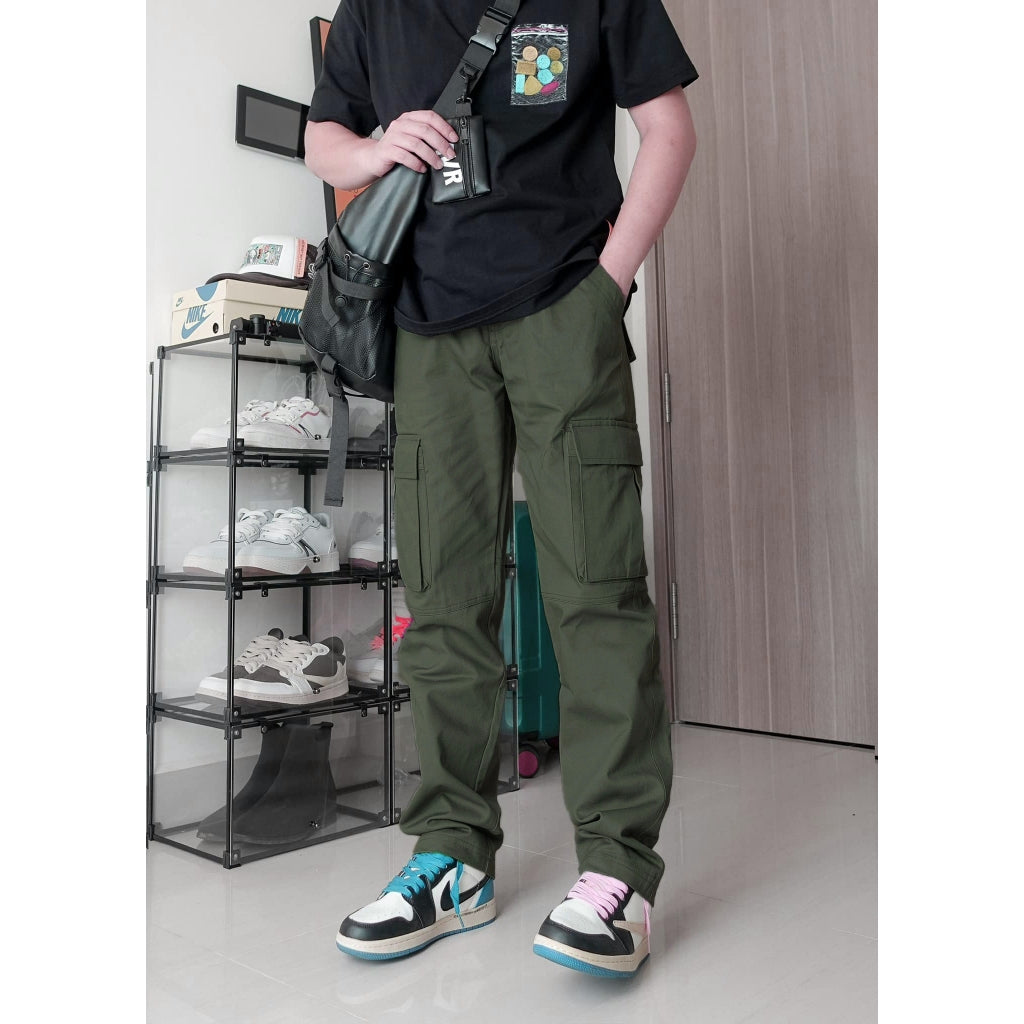 Men's Casual Cargo Pants Pack of 2