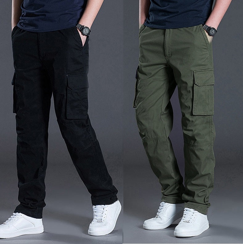 Men's Casual Cargo Pants Pack of 2